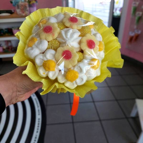 Bukiet Dziecięcy Średni Żółty Biały