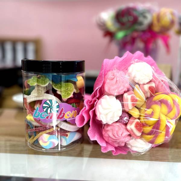 Słodki Upominek Różowy Żółty