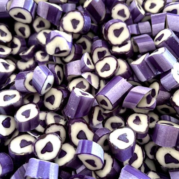 Karmelki Dekoracyjne Fioletowy Biały