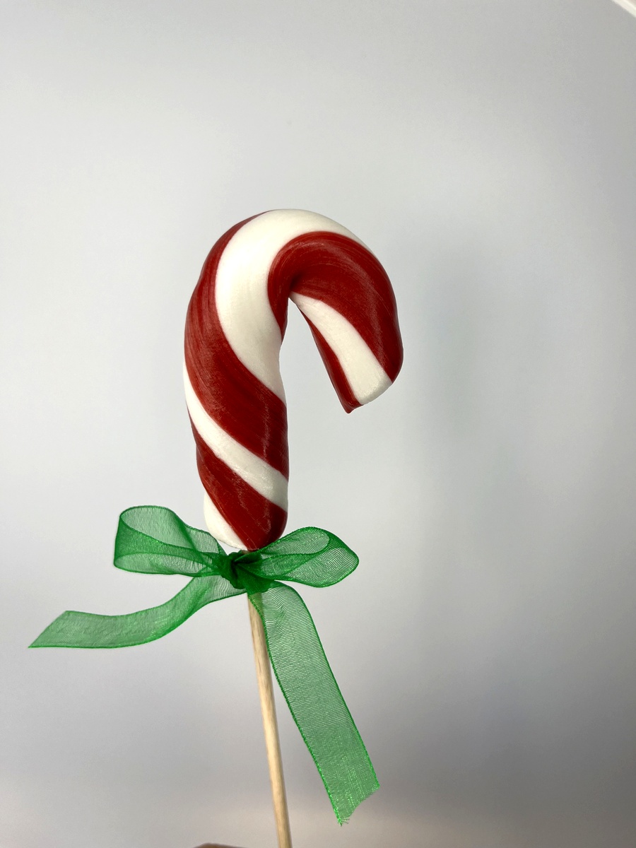 Lizak Laska Czerwony Biały - obrazek 2