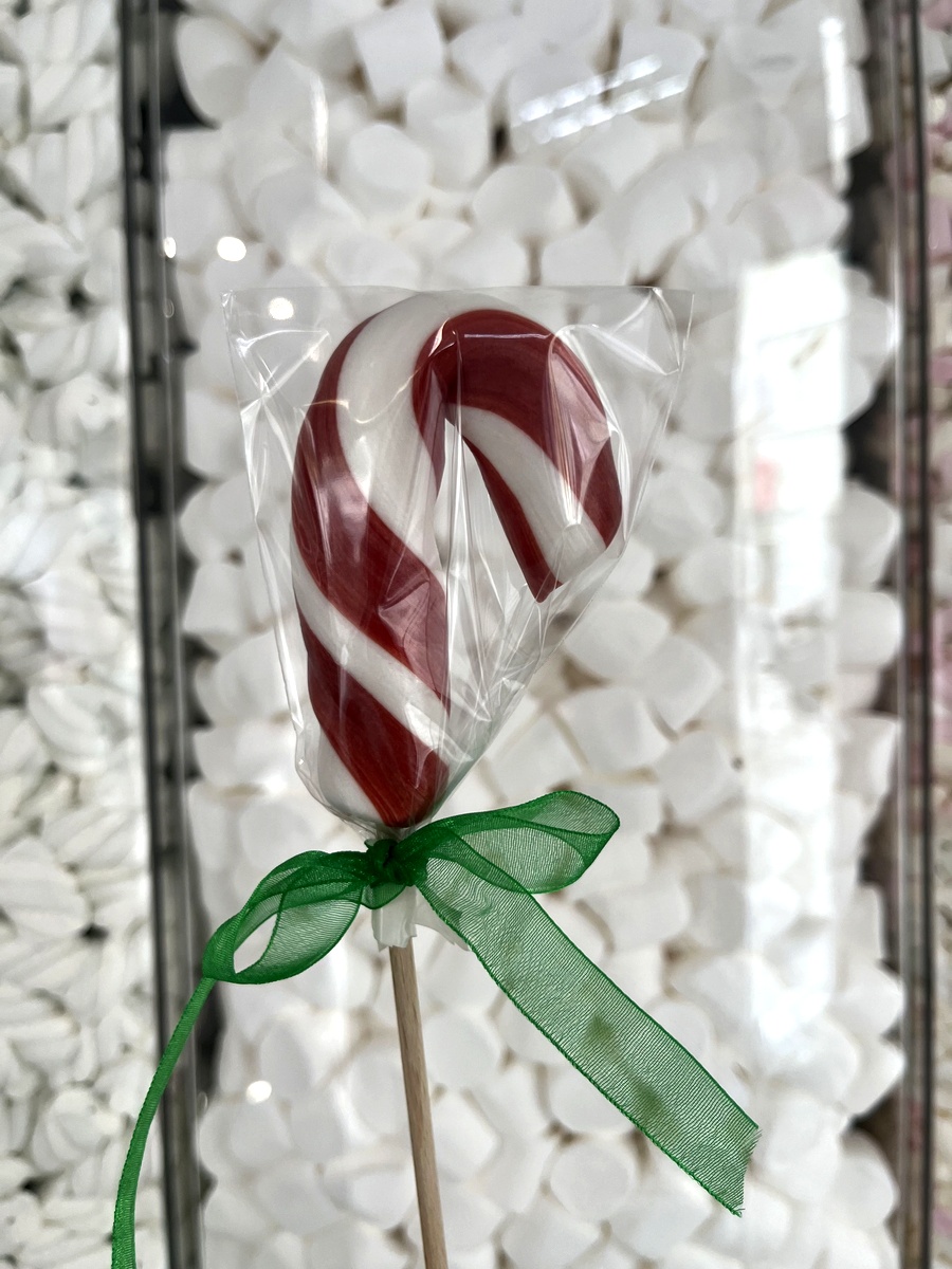 Lizak Laska Czerwony Biały - obrazek 3