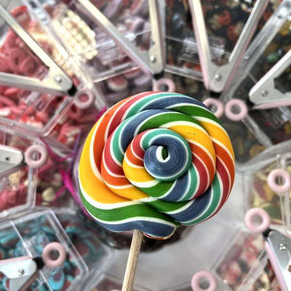 Lizak Spiralny Czerwony Zielony