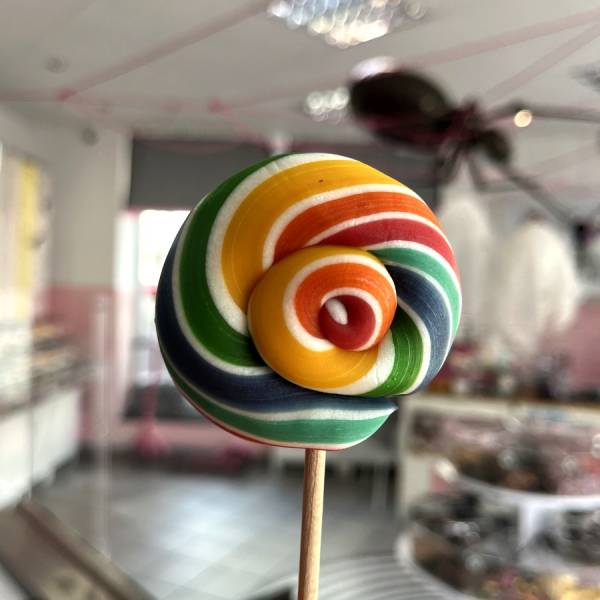 Lizak Spiralny Czerwony Żółty