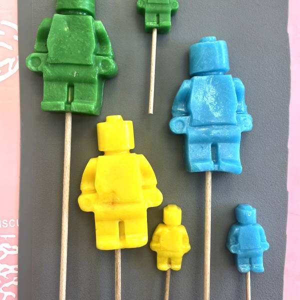 Lizak Ludzik Zielony Niebieski