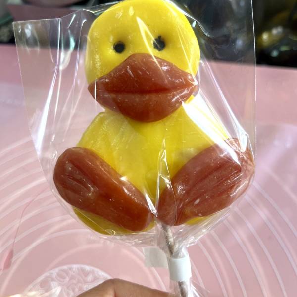 Lizak Kaczka Żółty Pomarańczowy