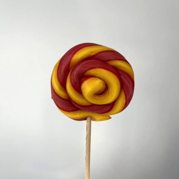 Lizak Spiralny Czerwony Żółty