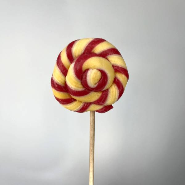 Lizak Spiralny Czerwony Żółty