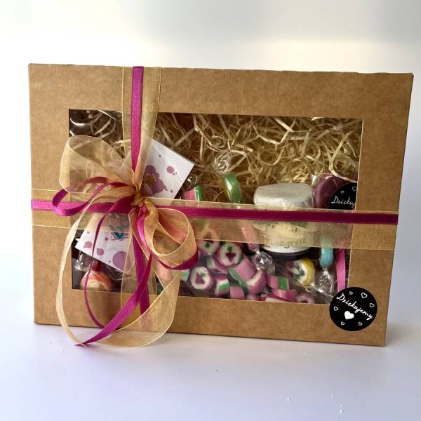 Słodki Kosz Brązowy Różowy