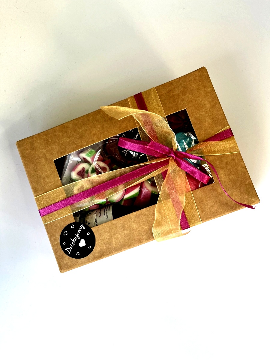 Słodki Prezent Brązowy Złoty