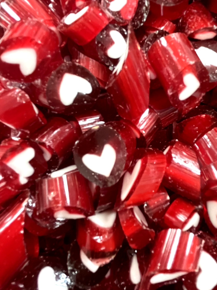 Karmelki Artystyczne Czerwony Biały